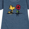 - Peanuts - Woodstock Rose Graphic Short Sleeve Fleece Dress - 2 of 4