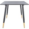 Acre Dining Table - Black/Gold - Safavieh - 4 of 4