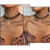 Summit Adventure 4PCS Black Choker Set – Lace & Velvet Gothic Necklaces, Adjustable Layered Chokers for Women - 3 of 4