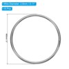 Unique Bargains Metal Macrame Wreath Floral Dream Catcher Round Rings 10 Pcs - 2 of 4