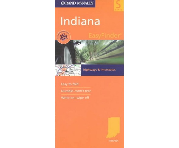 Rand McNally Indiana Easyfinder (Paperback) by Rand Mcnally And Company