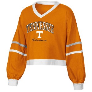 NCAA Tennessee Volunteers Women's Long Sleeve V-Neck T-Shirt - 1 of 3