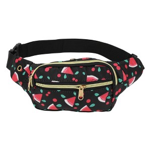 Unique Bargains Watermelon Pattern Fanny Pack 1 Pc - 1 of 4