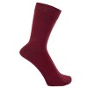 Solid Color Crew Cotton Dress Socks  from the Sock Panda (Men's Sizes, Adult Large) - 2 of 2