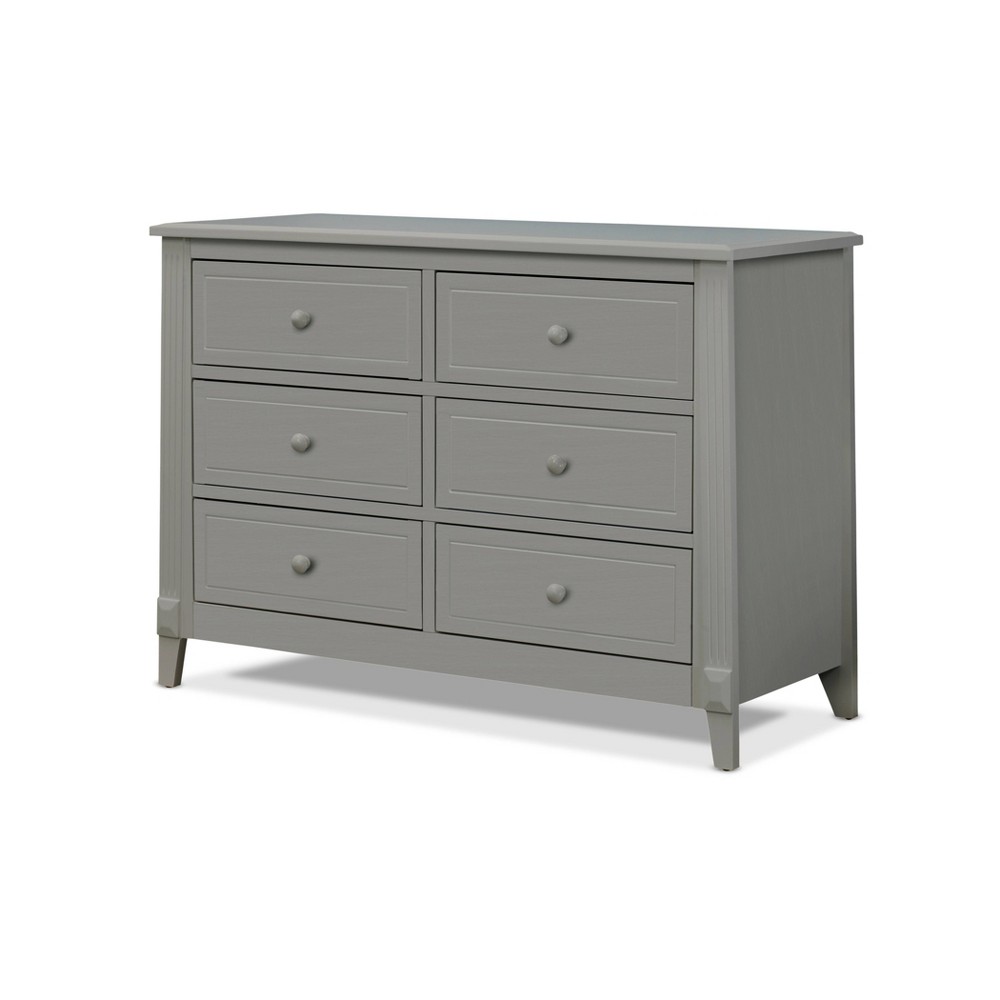 Photos - Dresser / Chests of Drawers Sorelle Berkley 6-Drawer Double Dresser - Weathered Gray