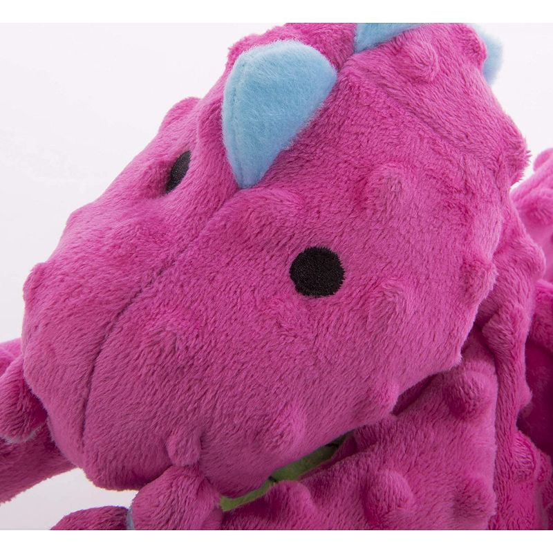 goDog Dragons Squeaker Plush Pet Toy for Dogs & Puppies, Soft & Durable, Tough & Chew Resistant, Reinforced Seams, 3 of 9