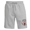 Seven Times Six Stranger Things Men's Hellfire Club Logo Design Casual Lounge Shorts Grey - 3 of 4