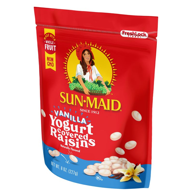 Sun-Maid Vanilla Yogurt Covered Raisins Resealable Bag - 8oz, 5 of 10
