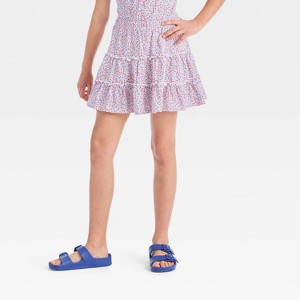 Girls' Tiered Skort - Cat & Jack™ - 1 of 3