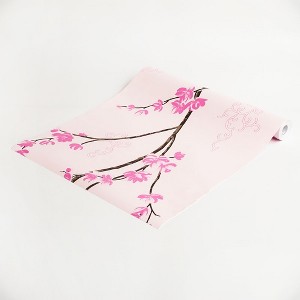 Slickblue Pink Magnolia Peel and Stick Wallpaper - 17.7'' x 394'', Pre-Pasted, Removable, Waterproof - 1 of 3