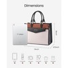 Purses and Handbags , Trendy Satchel Tote Purse, PU Leather Crossbody Shoulder Bag - 3 of 4