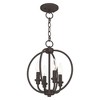Livex Lighting Milania 4 - Light Chandelier in  Bronze - 3 of 4