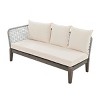 Nestfair Modern 5-Person Seating Group with Cushions Rope Waved Patio Sofa Set - 2 of 4
