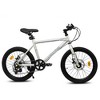 Whisen Kids Bike for 6-12 Years Old, 20 Inch Children's Bicycle for Boys Girls, 7-Speed Steel Frame, , Dual Disc Brakes - 2 of 4