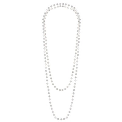 Adult Faux 20s Pearl Necklace Accessory Halloween Costume