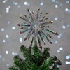 Northlight Lighted Iridescent Icicles Christmas Tree Topper - 14" - Clear Lights - 2 of 4