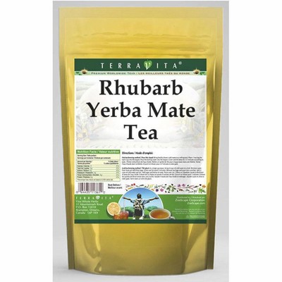 TerraVita Rhubarb Yerba Mate Tea (25 tea bags, ZIN: 557102, 2-Pack)