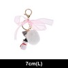 Unique Bargains Christmas Keychain with Double Ring and Lobster Clasp Plush Mesh Metal PVC 1 Pc - 2 of 4