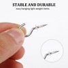 Unique Bargains Metal Home Vinyl Coated Screw-in Cup Ceiling Hooks 50 Pcs - 4 of 4