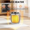 R.W.FLAME Portable Electric Tabletop Space Heater Space Heater, quiet, Overheat Protection for Home/Office,  SILVER - 3 of 4