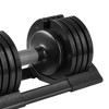 Sapphtopaz Adjustable Dumbbells Free Weight Set with Connector, Multi-Functional Dumbbell Set for Home Gym Fitness Exercises - 2 of 4