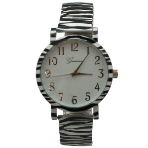 Olivia Pratt Stretch Animal Print Women Watch - 1 of 4