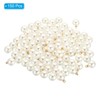 Unique Bargains Beautiful Designer DIY Jewelry Making Faux Pearl Pendants 150 Pcs Gold White 0.39" - 3 of 4