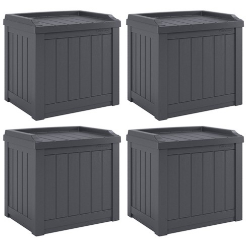 Suncast 22 gallon deck box with seat sale