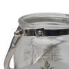 Northlight 4" Hand-Painted Pine Trees and Deer Flameless Glass Christmas Candle Holder - 4 of 4