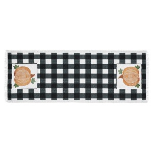 Check Pumpkin Table Runner 8x24 - 1 of 4