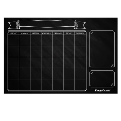 24"x36" Vintage Chalkboard Wall Calendar - VersaChalk