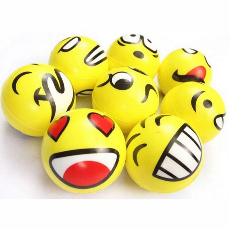 Big Mo's Toys Emoji Stress Ball Party Favor - 12 Pack, 2 of 4