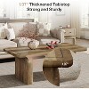 Tribesigns 47-Inch Coffee Table, Farmhouse Tea Table with Thickened Tabletop and Sturdy Base for Living Room, Easy Assembly - 4 of 4