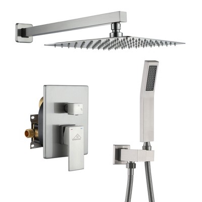 CASAINC Wall-Mounted 10 Inch Shower System with Handheld