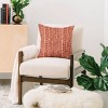 16"x16" Schatzi Brown Modern Mudcloth Rust Throw Pillow Red - Deny Designs: Indoor Geometric Design, Zipper Closure - 2 of 4