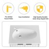 24/48inch Wall Mounted Bathroom Vanity With SInk, Soft Close Doors, For Small Bathroom - 3 of 4