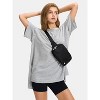 EXLURA Womens Summer Oversized T Shirts Casual Short Sleeve Loose Crewneck Tunic Plus Gym Workout Top - 2 of 4