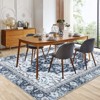 Non-Slip Vintage Washable Rug | Ultra-Thin Low Pile Carpet for Living Room, Bedroom, Dining Table & Office - 2 of 4