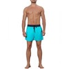 Lars Amadeus Men's Holiday Solid Elastic Waist Side Pockets Beach Shorts - image 2 of 4