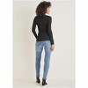 VENUS Womens Ribbed Crew Neck Top - 3 of 4