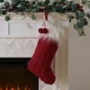 Cinnamon Stocking (Set of 3) - HOL1004 - Cream/Red/Green - 12" X 20" - Safavieh - 4 of 4