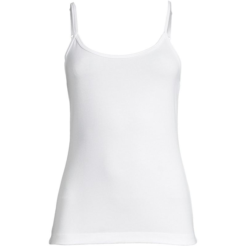 Lands' End Women's Supima Cotton Camisole, 3 of 6