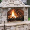 SINGLYFIRE Fireplace Grate 24 Inch Heavy Duty Solid Steel Fireplace Log Holder - 2 of 4