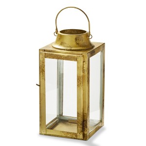 TAG Liam Lantern Short Antique Brass - 1 of 3