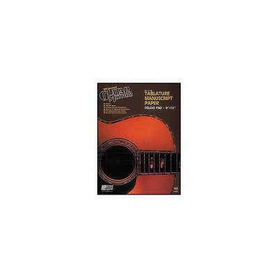 Hal Leonard Guitar Tablature Manuscript Paper Deluxe