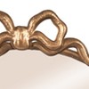 Storied Home Arched Gold Iron Mirror with Decorative Bow - 3 of 4