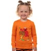 Sesame Street Toddler Boys' Halloween Elmo Cutest Pumpkin Patch Pajama Set Orange - 4 of 4