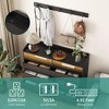 Okak Modern 6-Drawer Bedroom Dresser Nightstand with LED Sturdy Frame Storage Chest Cabinet for Living Room Hallway Kids Room - 3 of 4