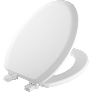 Mayfair by Bemis Cameron Elongated White Enameled Wood Toilet Seat - 1 of 1