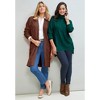 Jessica London Cable Duster Sweater - 3 of 4